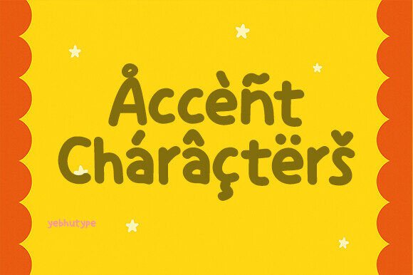 Fluffy Notes Font preview 3