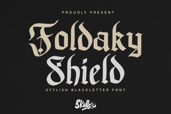 Foldaky Shield Font