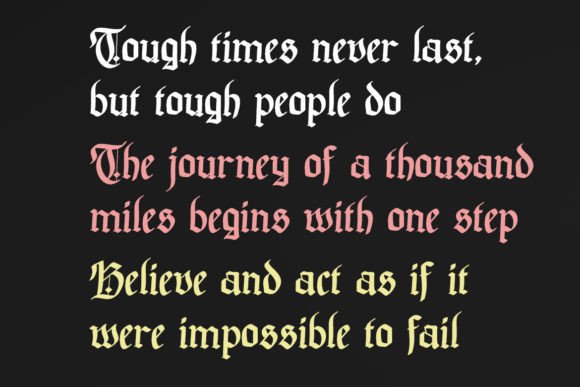 Foldaky Shield Font preview 3
