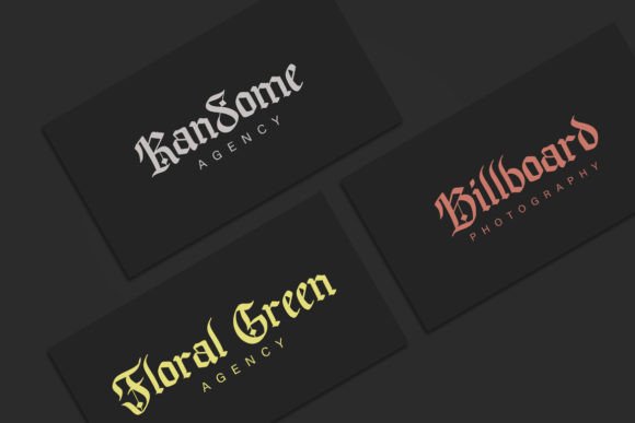 Foldaky Shield Font preview 4