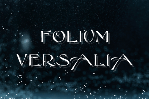 Folium Versalia Font preview 2