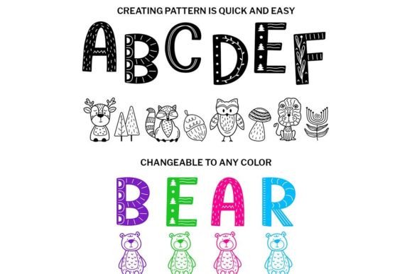 Folk Forest Font preview 4