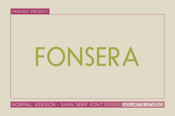 Fonsera Font