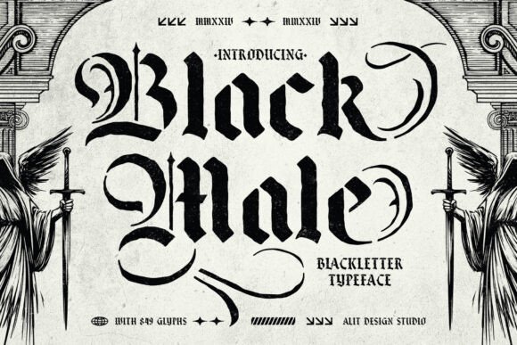 Black Male  Font