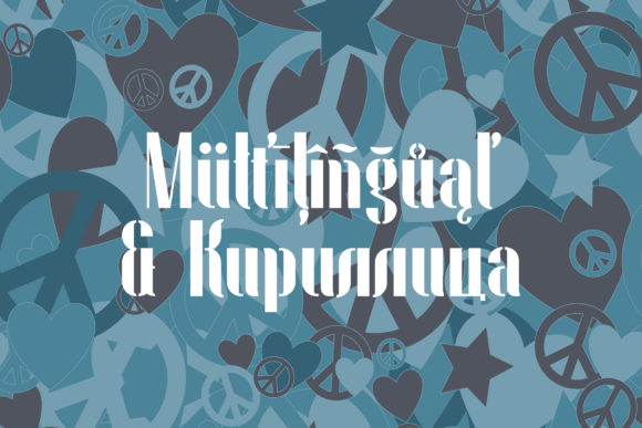 Fontuna Stencil Font preview 4