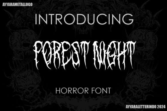 Forest Night Font