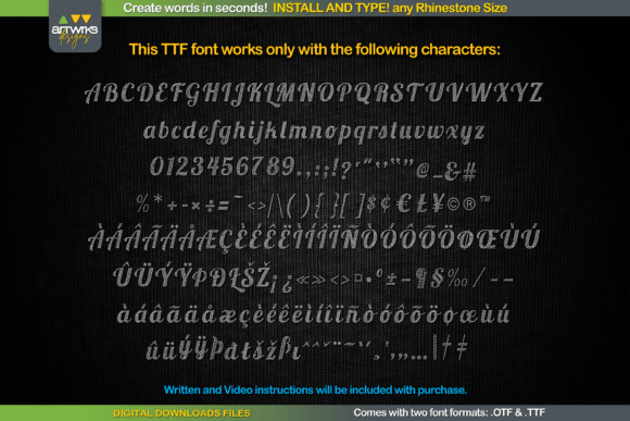 Forever Font preview 2