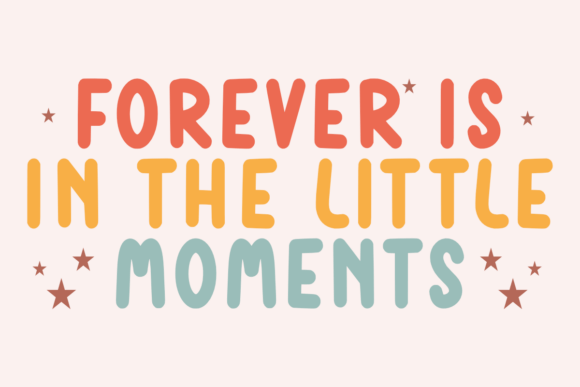 Forever Collage Font preview 2