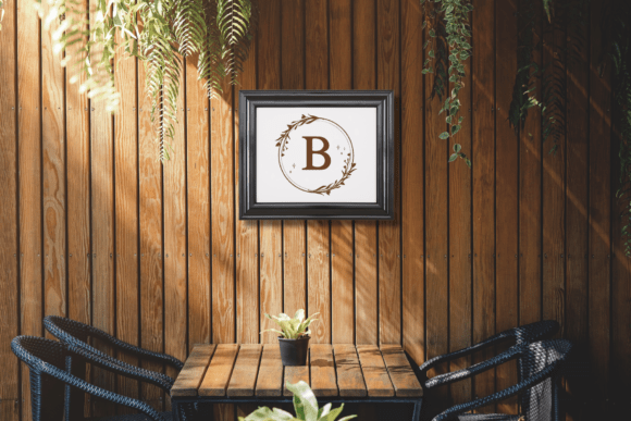Botanic Monogram Font preview 4