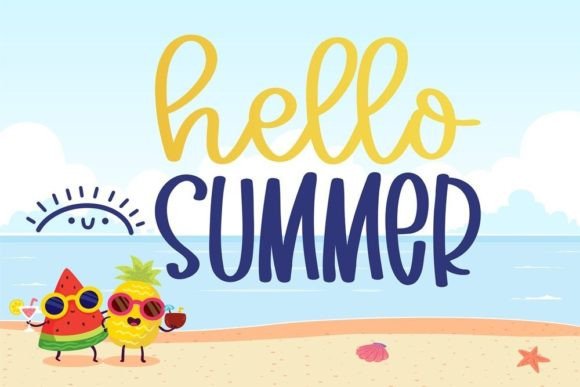 Forever Summer Font preview 4