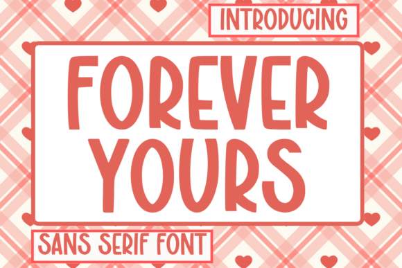 Forever Yours Font preview 2