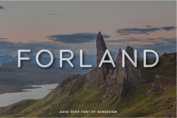 Forland Font preview 3