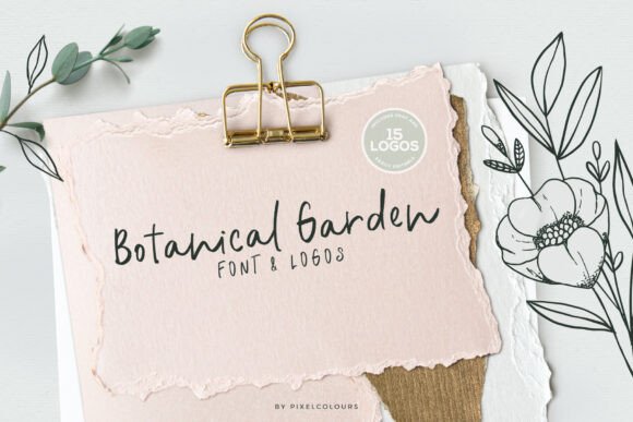 Botanical Garden  Font