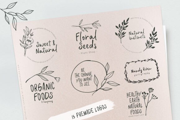Botanical Garden  Font preview 2