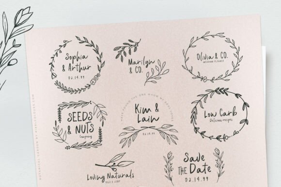 Botanical Garden  Font preview 3