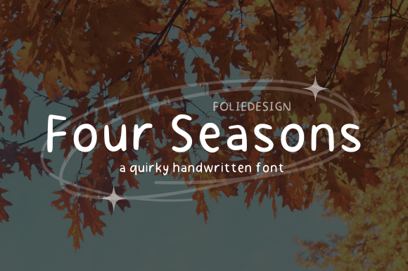 Four Seasons Font preview 2