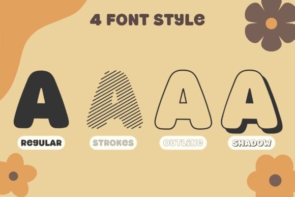 Fox Chunky Font preview 2