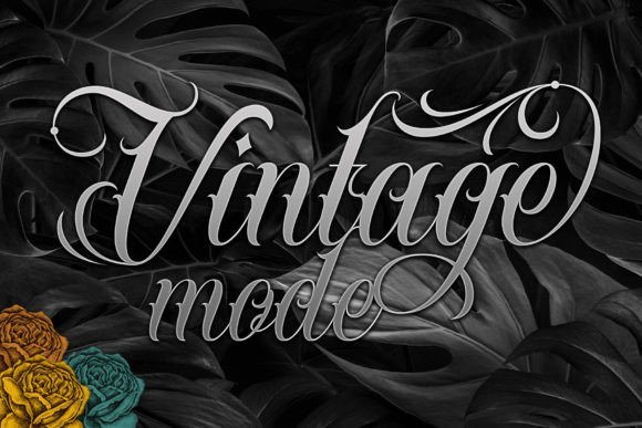 Bougenville Font preview 2