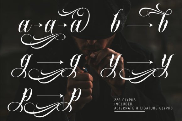 Bougenville Font preview 4