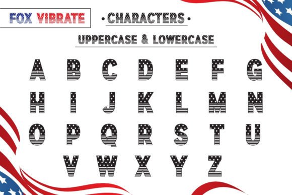 Fox Patriotic Font preview 4