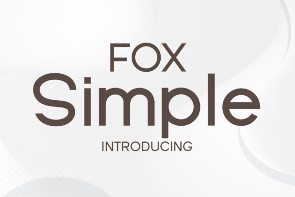 Fox Simple Font