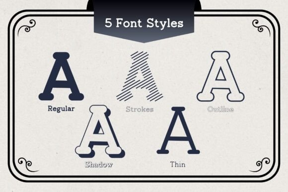 Fox Timeless Font preview 2