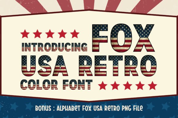 Fox Usa Retro Font