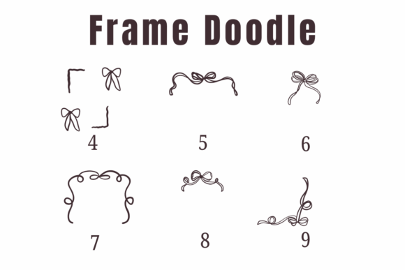 Frame Doodle Font preview 4