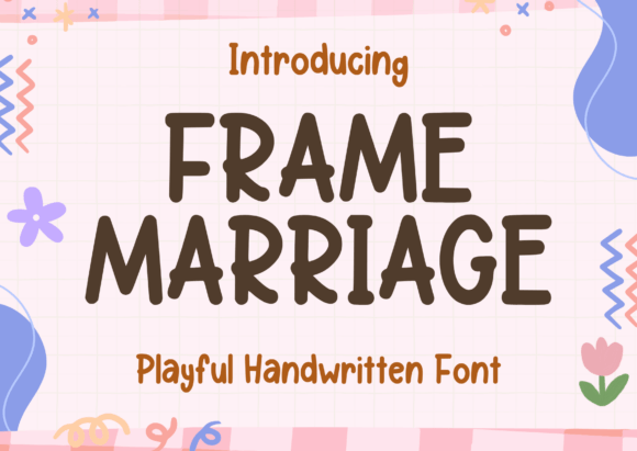 Frame Marriage Font