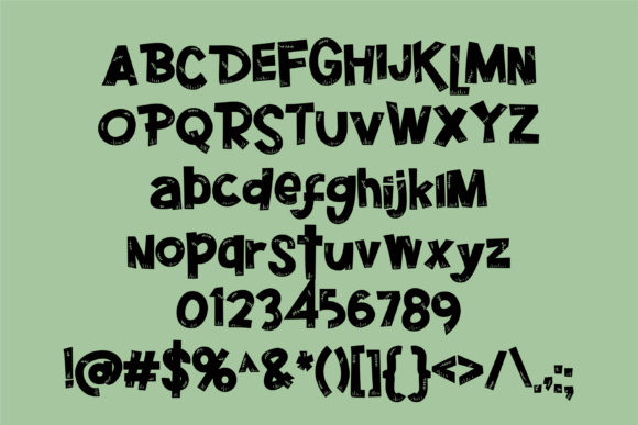 Frankenfont Font preview 2