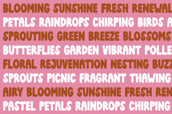 Fresh Sprout Font preview 3
