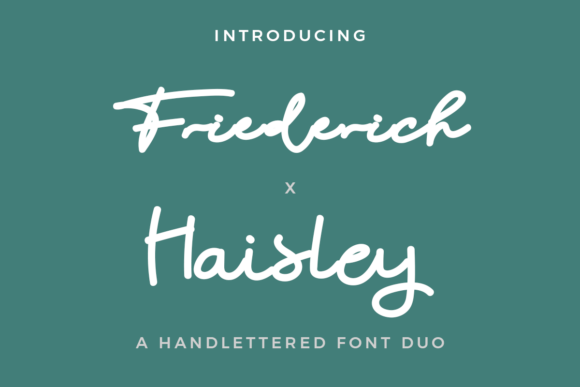 Friederich X Haisley Duo Font preview 3