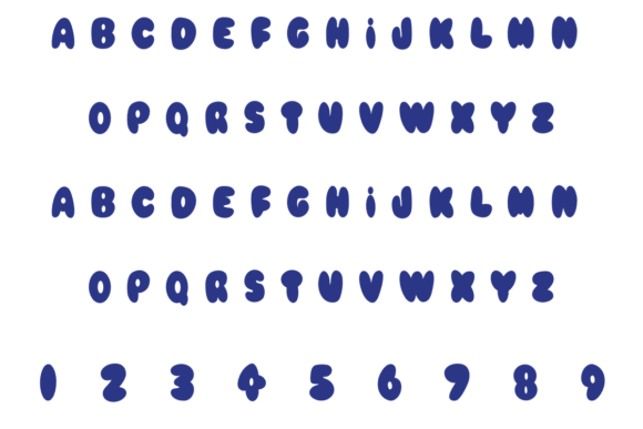 Friends Font preview 2