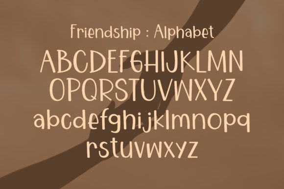 Friendship Font preview 3
