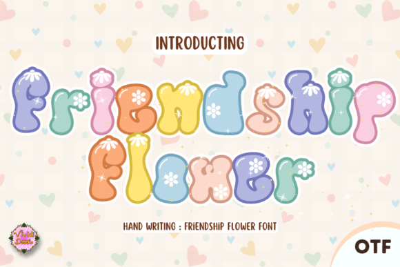 Friendship Flower Font