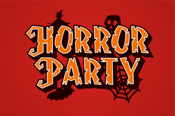 Frightening Font preview 2