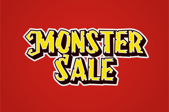 Frightening Font preview 3