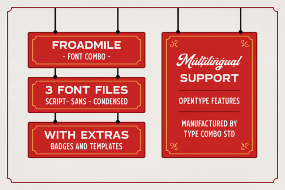 Froadmile Font preview 2