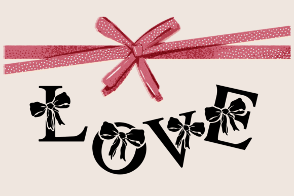 Bow Cute Font preview 4