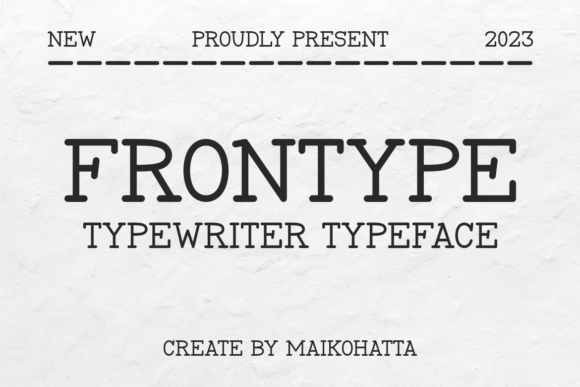 Frontype Font