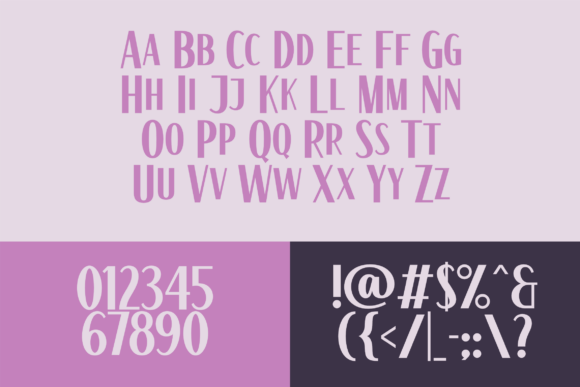 Frosteca Font preview 3
