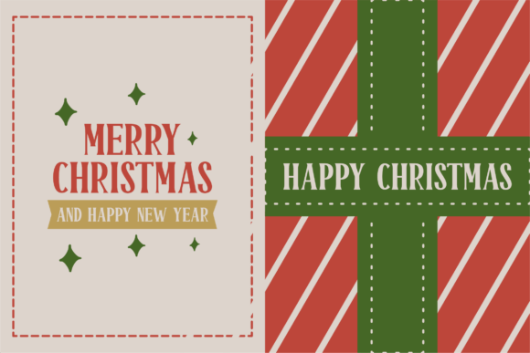 Frosty Christmas Font preview 4
