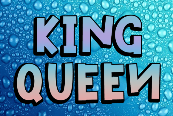 Frozen Font preview 3