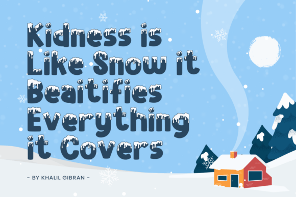 Frozenland Font preview 2