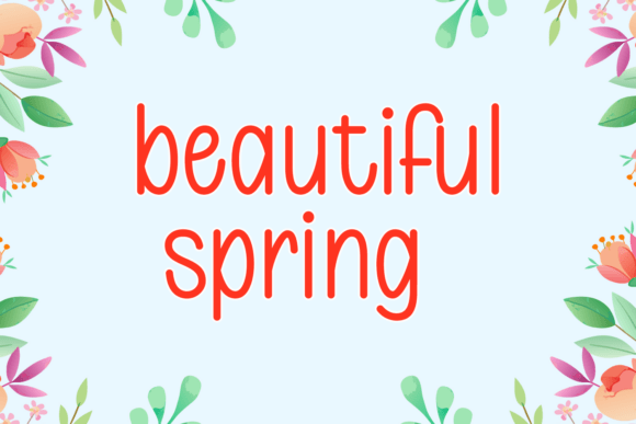 Full of Flowers Font preview 2