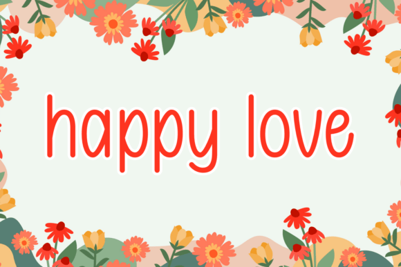 Full of Flowers Font preview 4