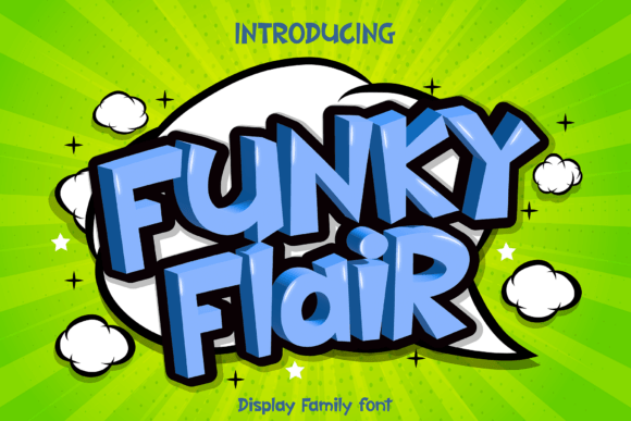 Funky Flair Font preview 2