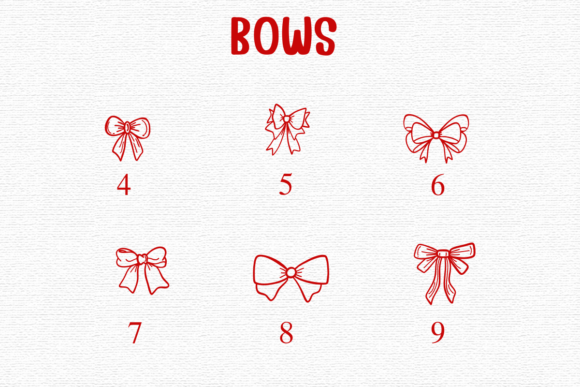 Bows Font preview 4