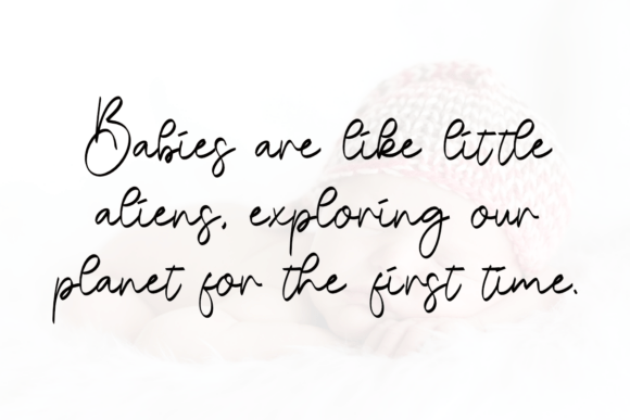 Funny Baby Font preview 3