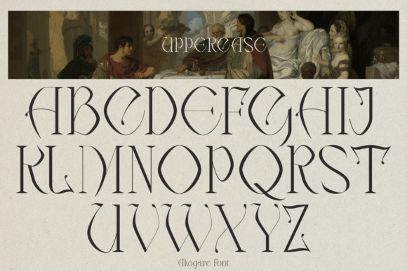 Akogare Font preview 3